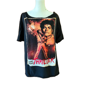 Hot Topic Black Thriller Graphic Tee